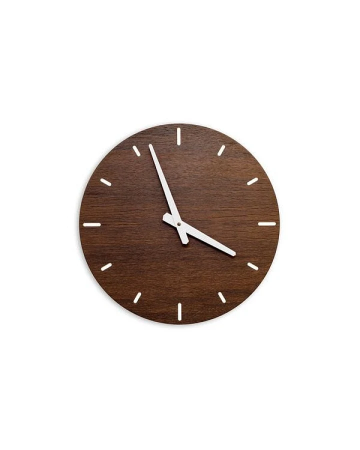 klotzaufklotz Wanduhr Furnier
