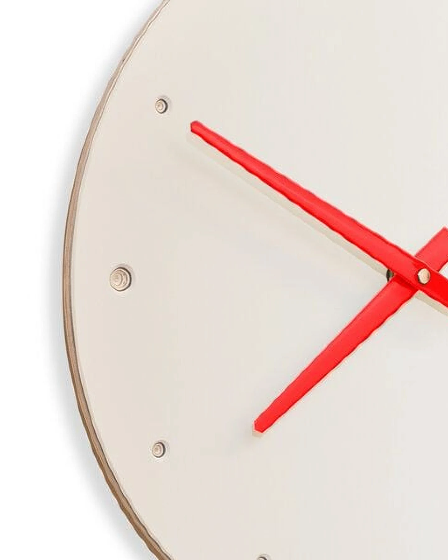 klotzaufklotz Wanduhr Linoleum – Ansicht 3