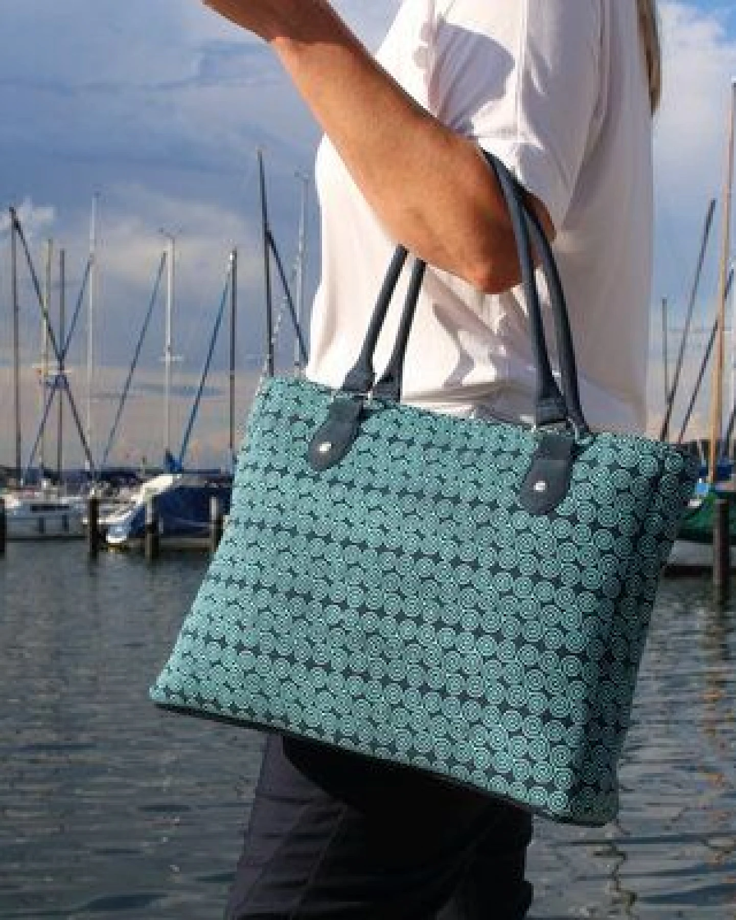 Schönes aus Indochina Stylischer Shopper aus Baumwolle – Ansicht 2