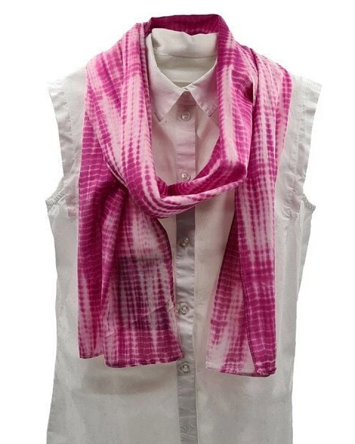 Frida Feeling Shibori Batik Schal (Baumwolle), verschiedene Farben