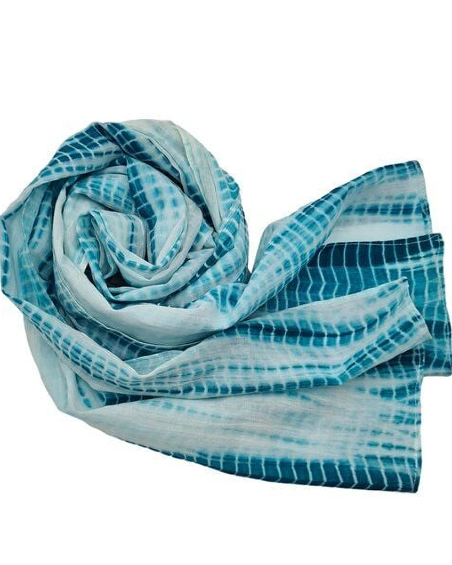 Frida Feeling Shibori Batik Schal (Baumwolle), verschiedene Farben – Ansicht 3