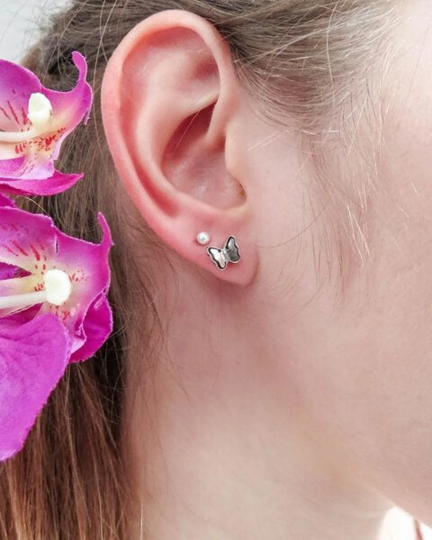pakilia Silber Ohrringe filigrane Perlen Fair-Trade und handmade – Ansicht 4