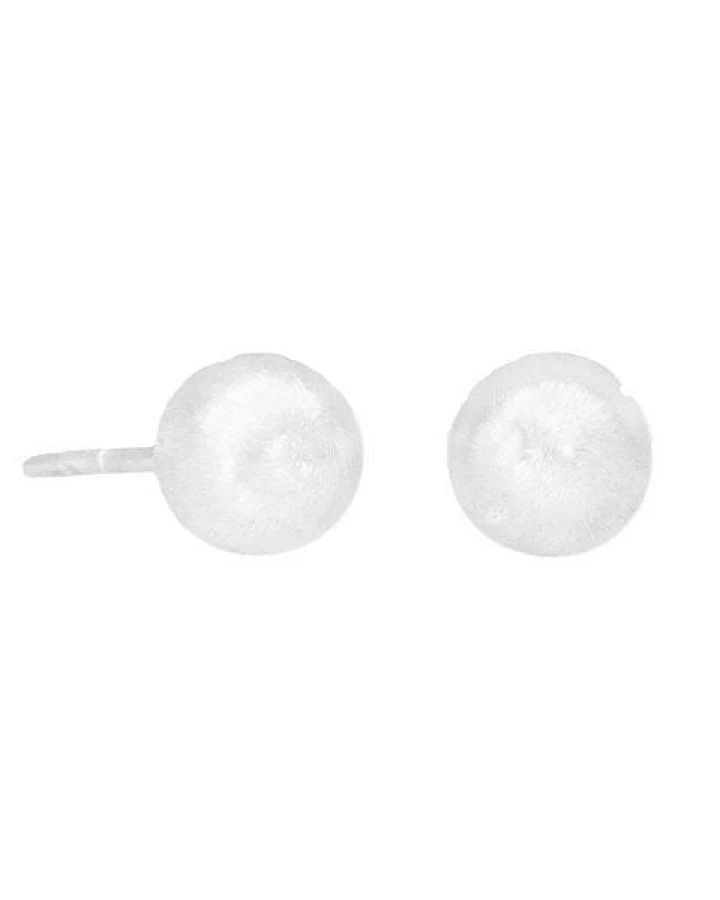 pakilia Silber Ohrstecker Kugel Fair-Trade und handmade