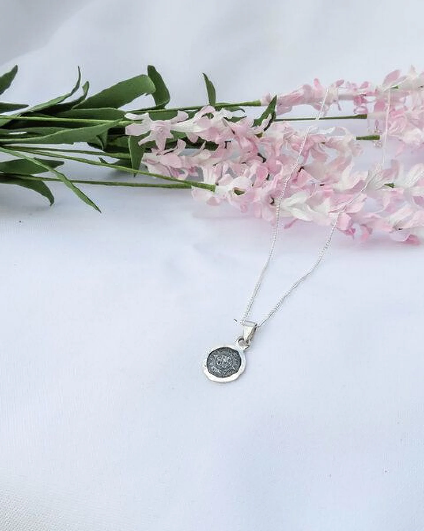 pakilia Silber Kette Aztekenkalender Fair-Trade und handmade – Ansicht 3