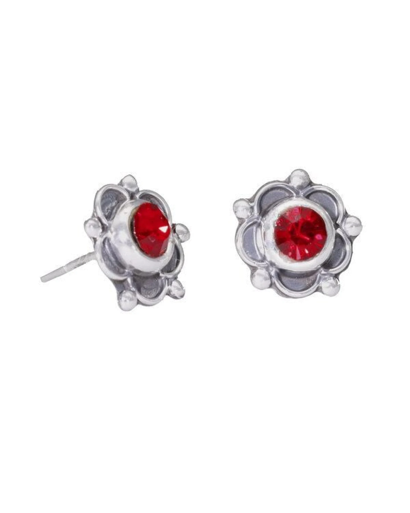 pakilia Silber Ohrstecker Seerose Fair-Trade und handmade – Ansicht 3