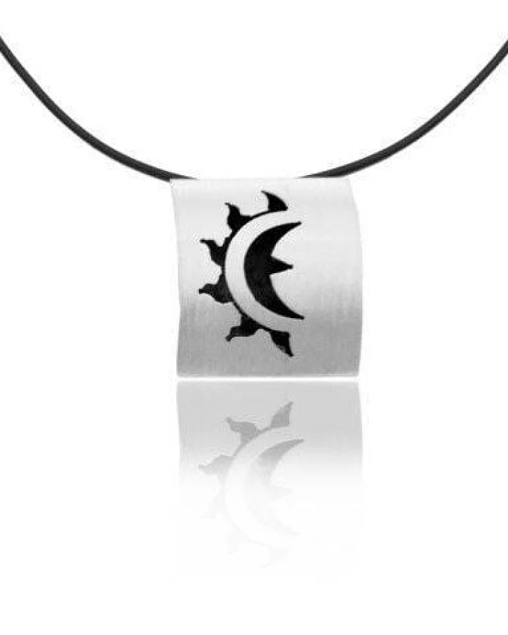 pakilia Silber Kette Sonne Fair-Trade und handmade