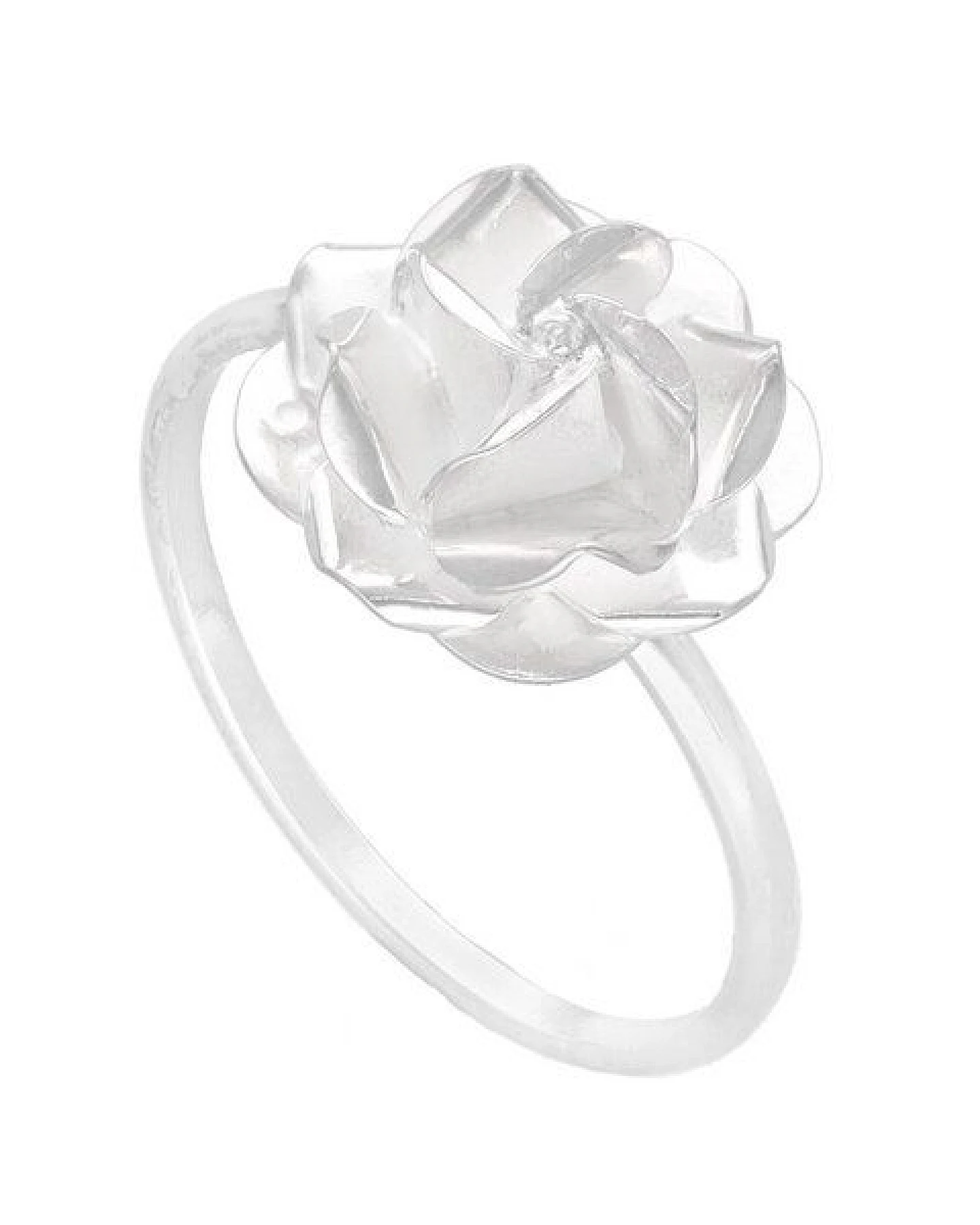 pakilia Silber Ring Rosenblüte Fair-Trade und handmade – Ansicht 2