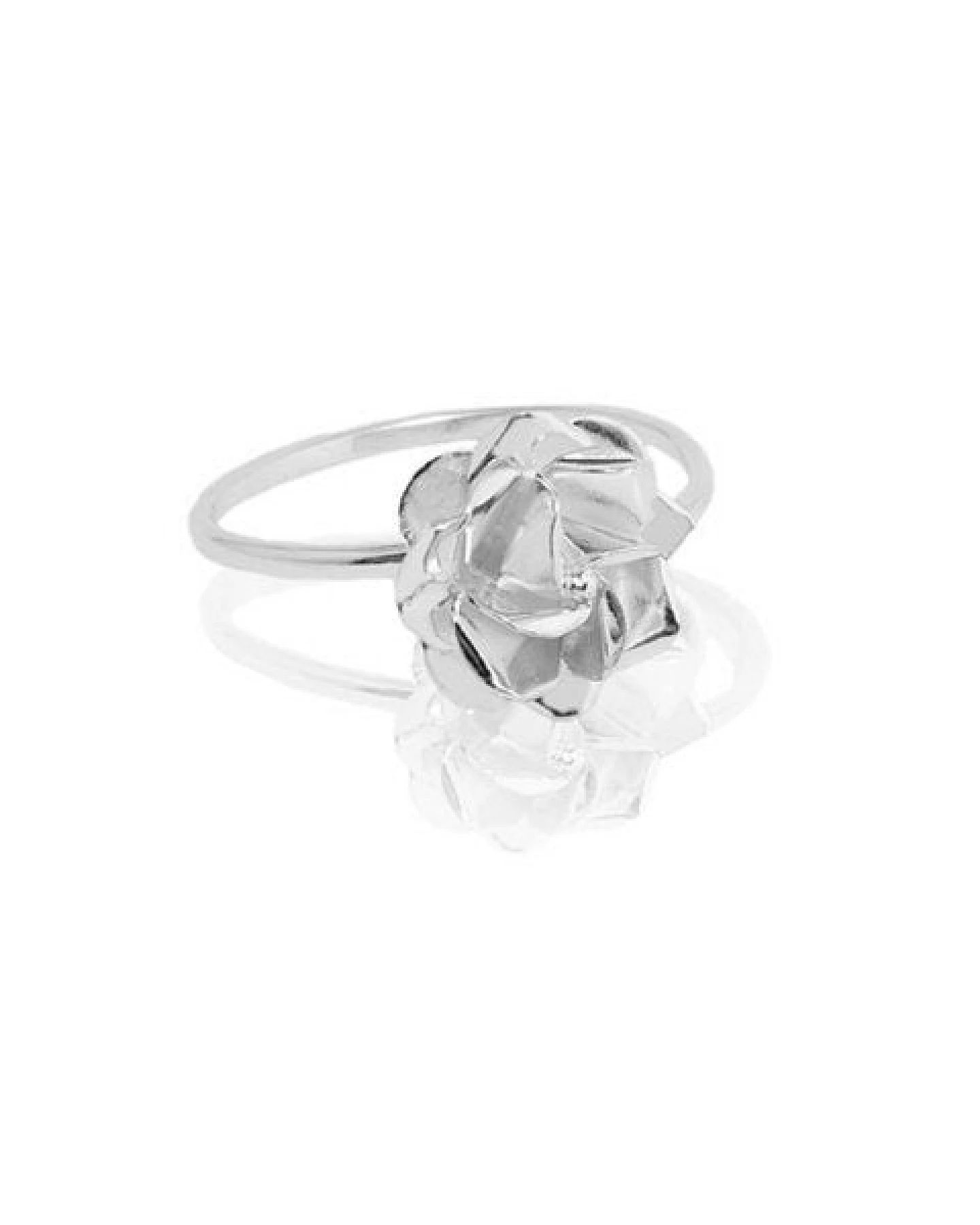 pakilia Silber Ring Rosenblüte Fair-Trade und handmade – Ansicht 4