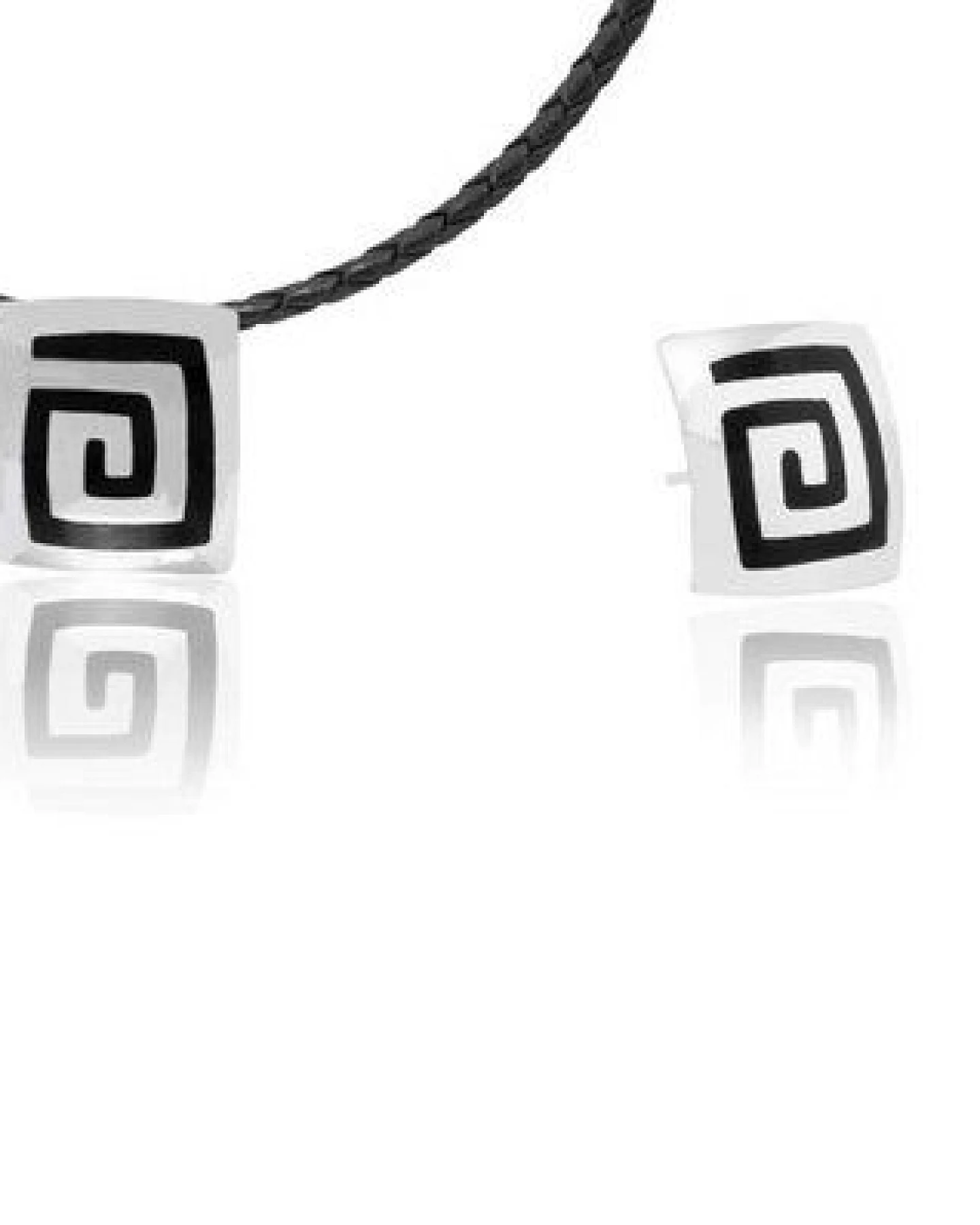 pakilia Silber Kette Azteken Spirale Fair-Trade und handmade – Ansicht 2