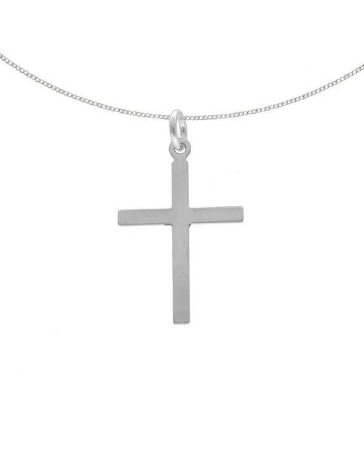 pakilia Silber Kette filigranes Kreuz Fair-Trade und handmade