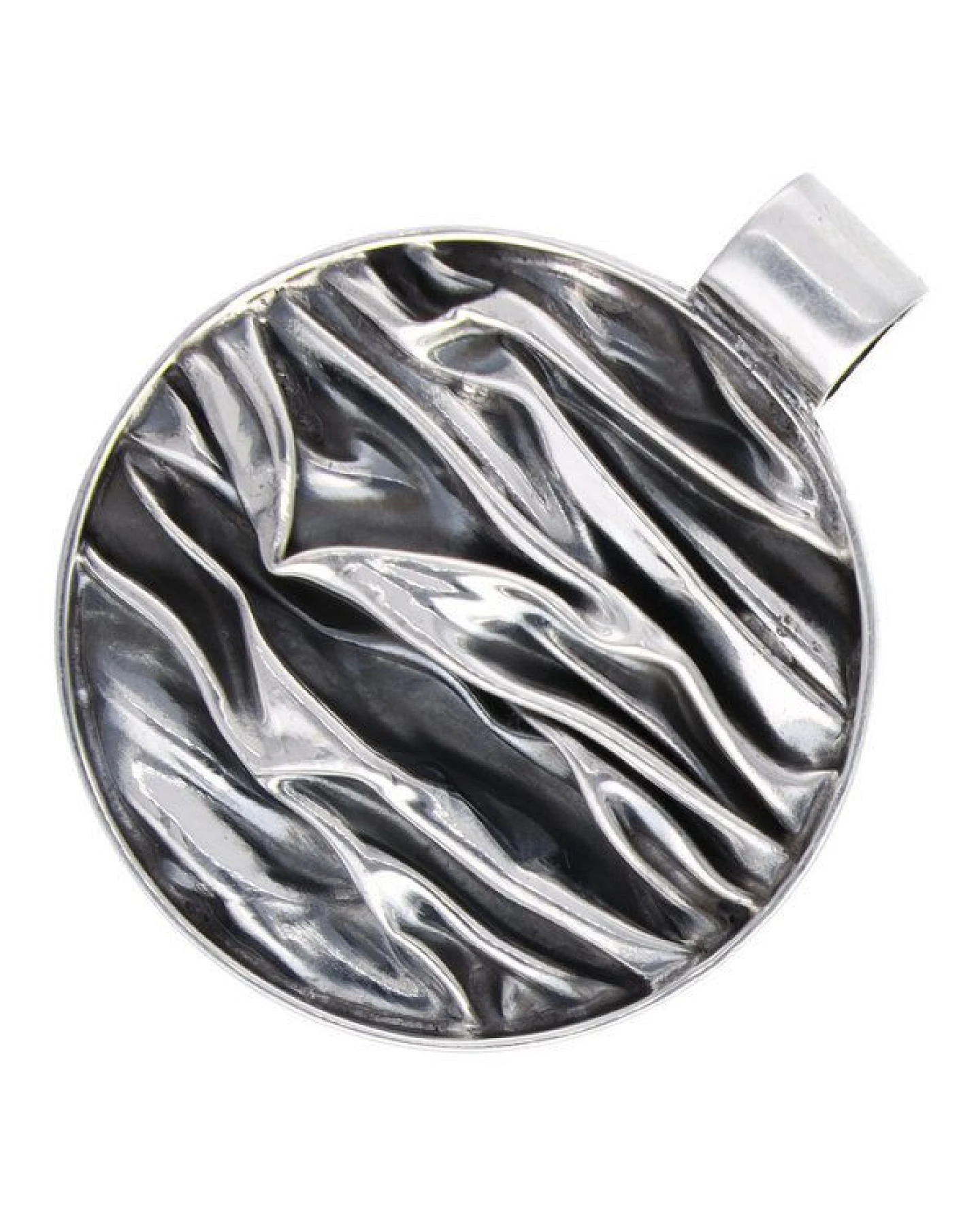 pakilia Silber Kette Wellen-Rund Fair-Trade und handmade – Ansicht 2