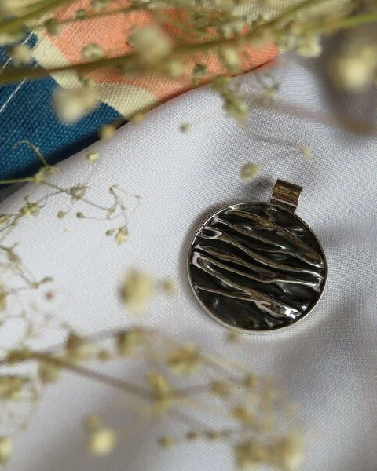 pakilia Silber Kette Wellen-Rund Fair-Trade und handmade – Ansicht 4
