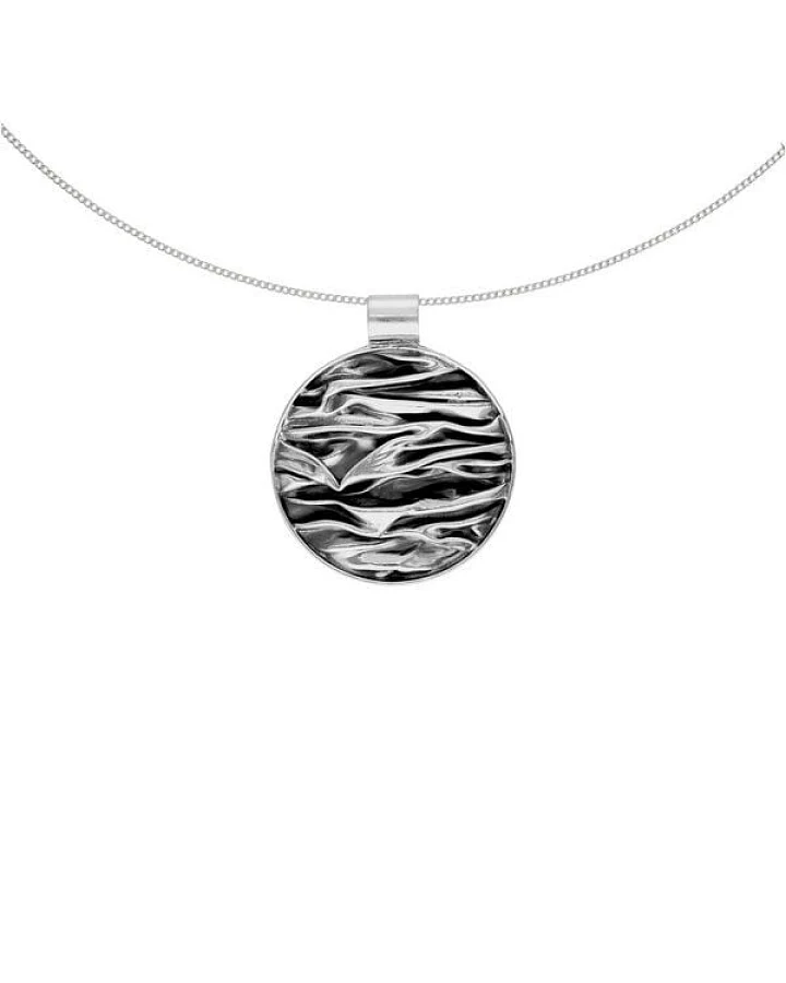 pakilia Silber Kette Wellen-Rund Fair-Trade und handmade