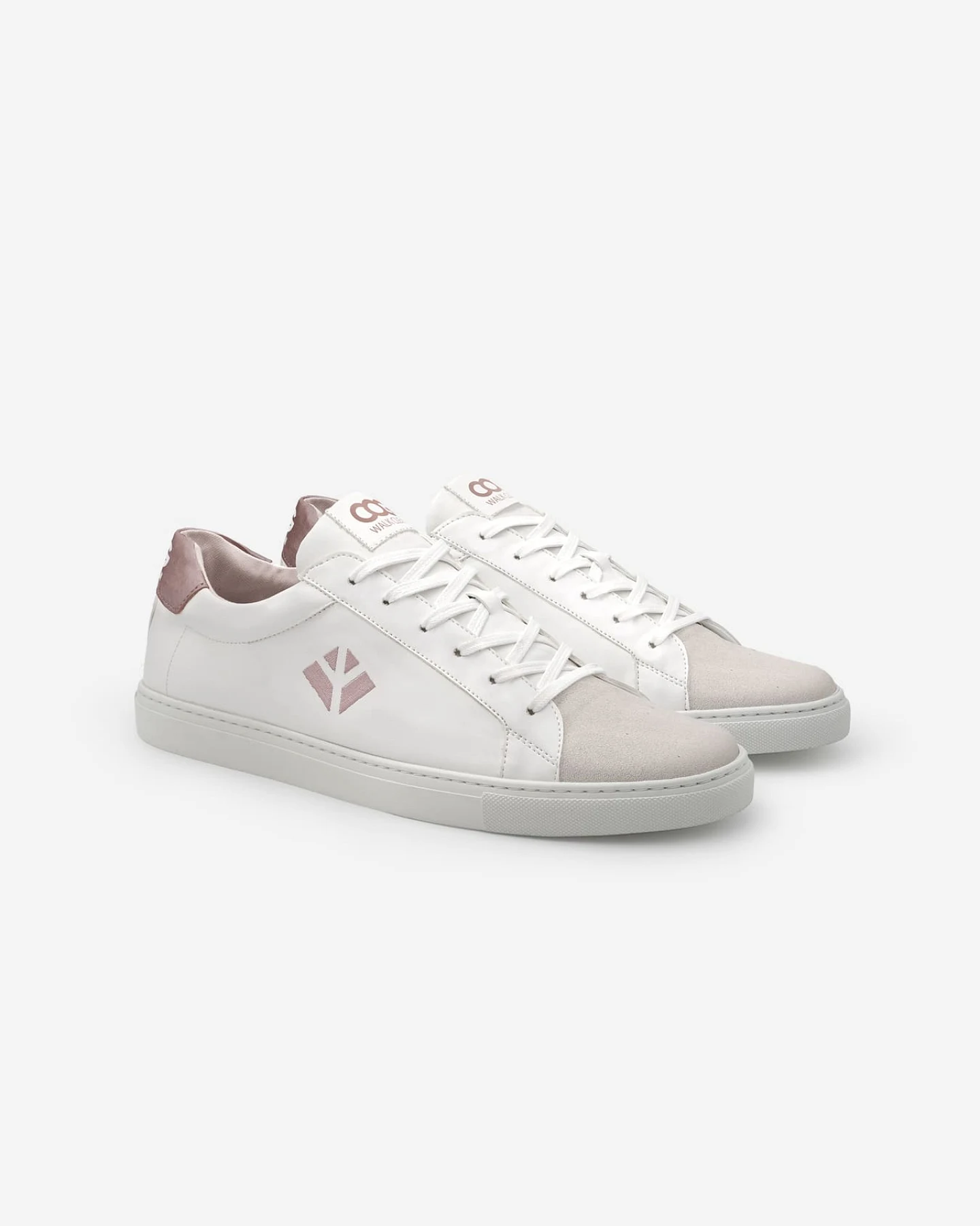 COG Herren vegan Sneaker Winton Weiß Rosa – Ansicht 2