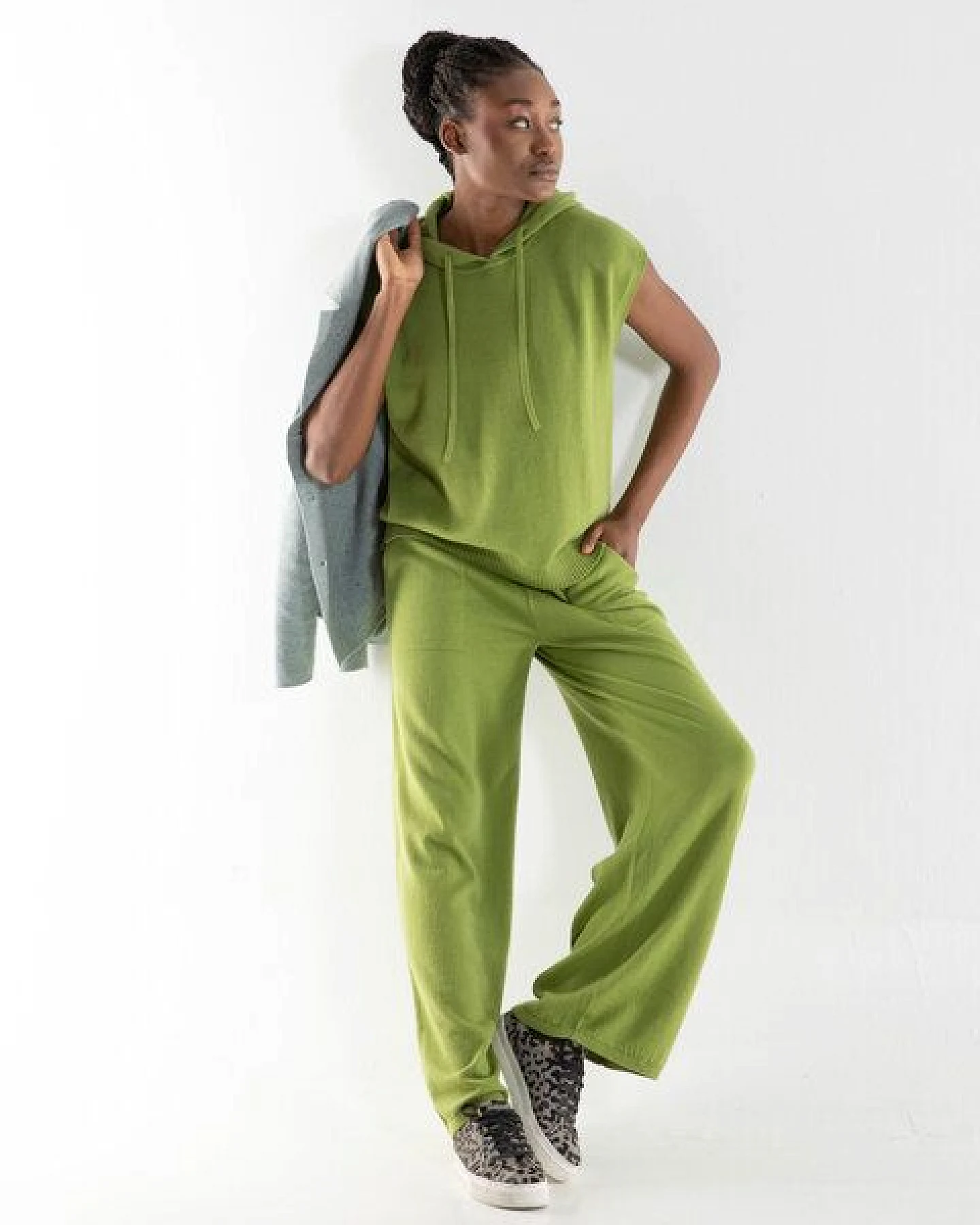 Alma & Lovis Strickhose aus Bio-Baumwoll-/Woll-Mix – Ansicht 2