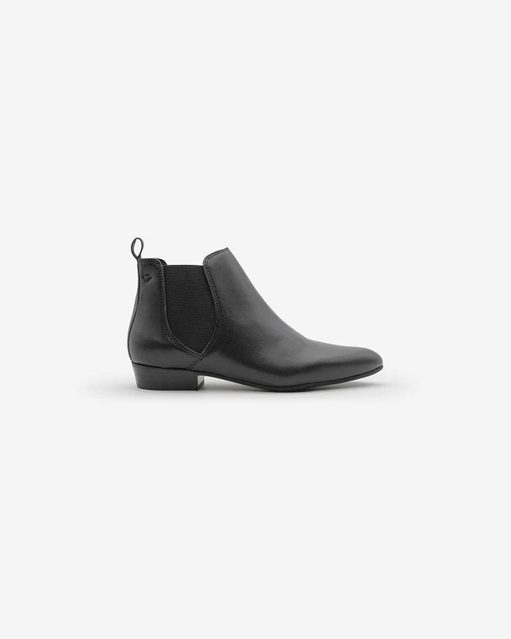 COG Damen vegan Stiefel Damen Chelsea Laika Schwarz