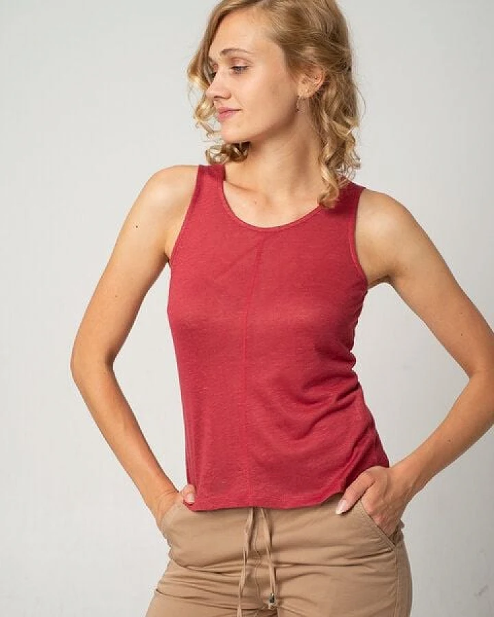 Alma & Lovis Leinentop aus Leinen-Jersey