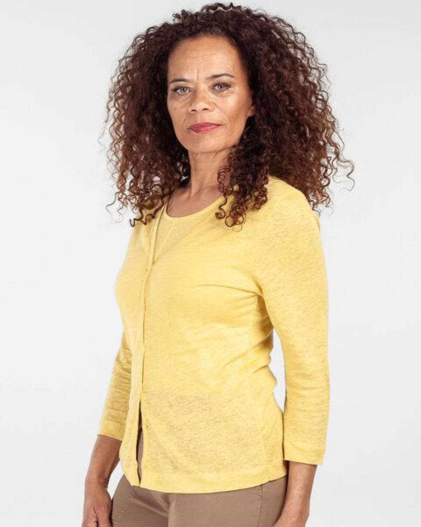 Alma & Lovis Kurzjacke aus Leinen – Ansicht 3