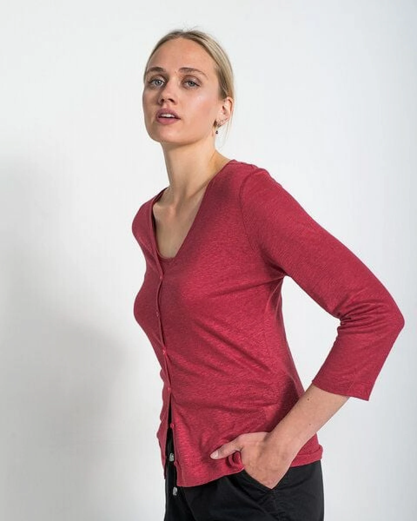 Alma & Lovis Kurzjacke aus Leinen – Ansicht 2