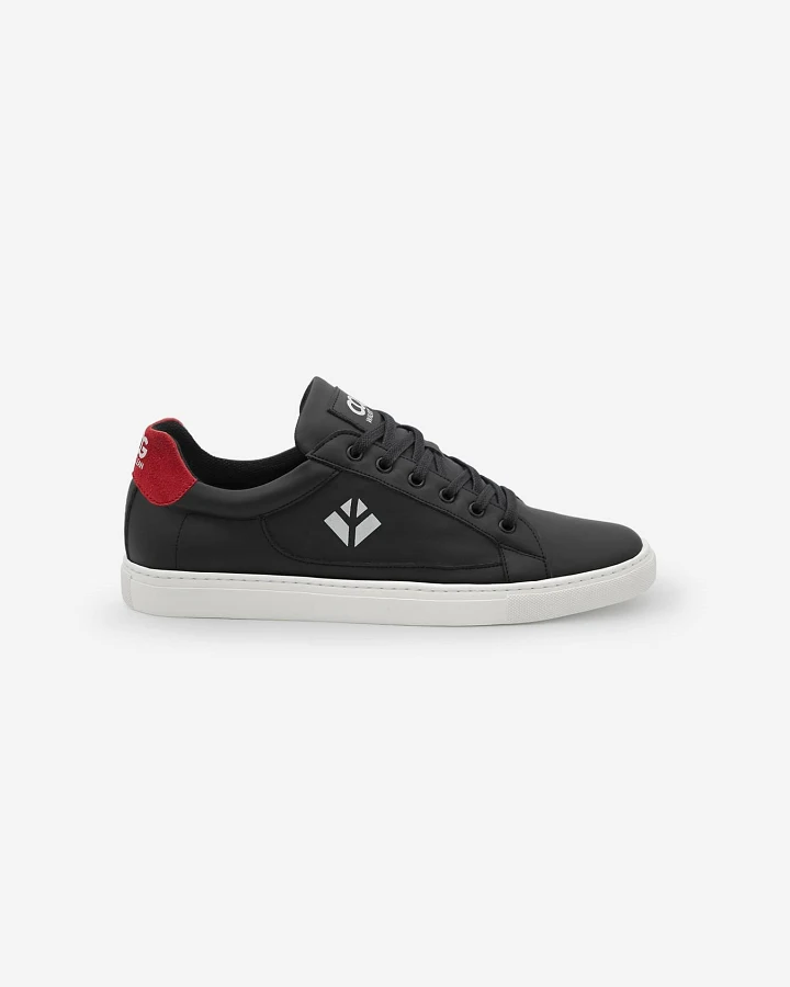 COG Herren vegan Sneaker Winton Schwarz Rot
