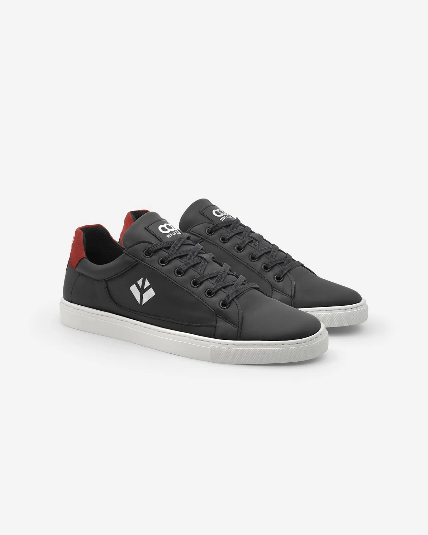 COG Herren vegan Sneaker Winton Schwarz Rot – Ansicht 2