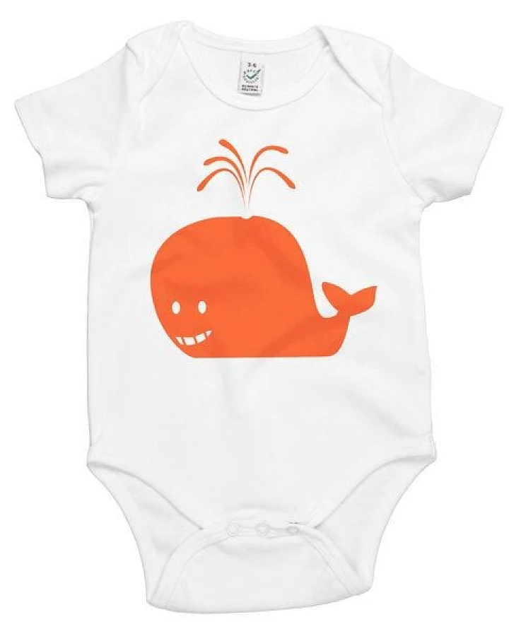 HANDGEDRUCKT "Wal" Baby Body
