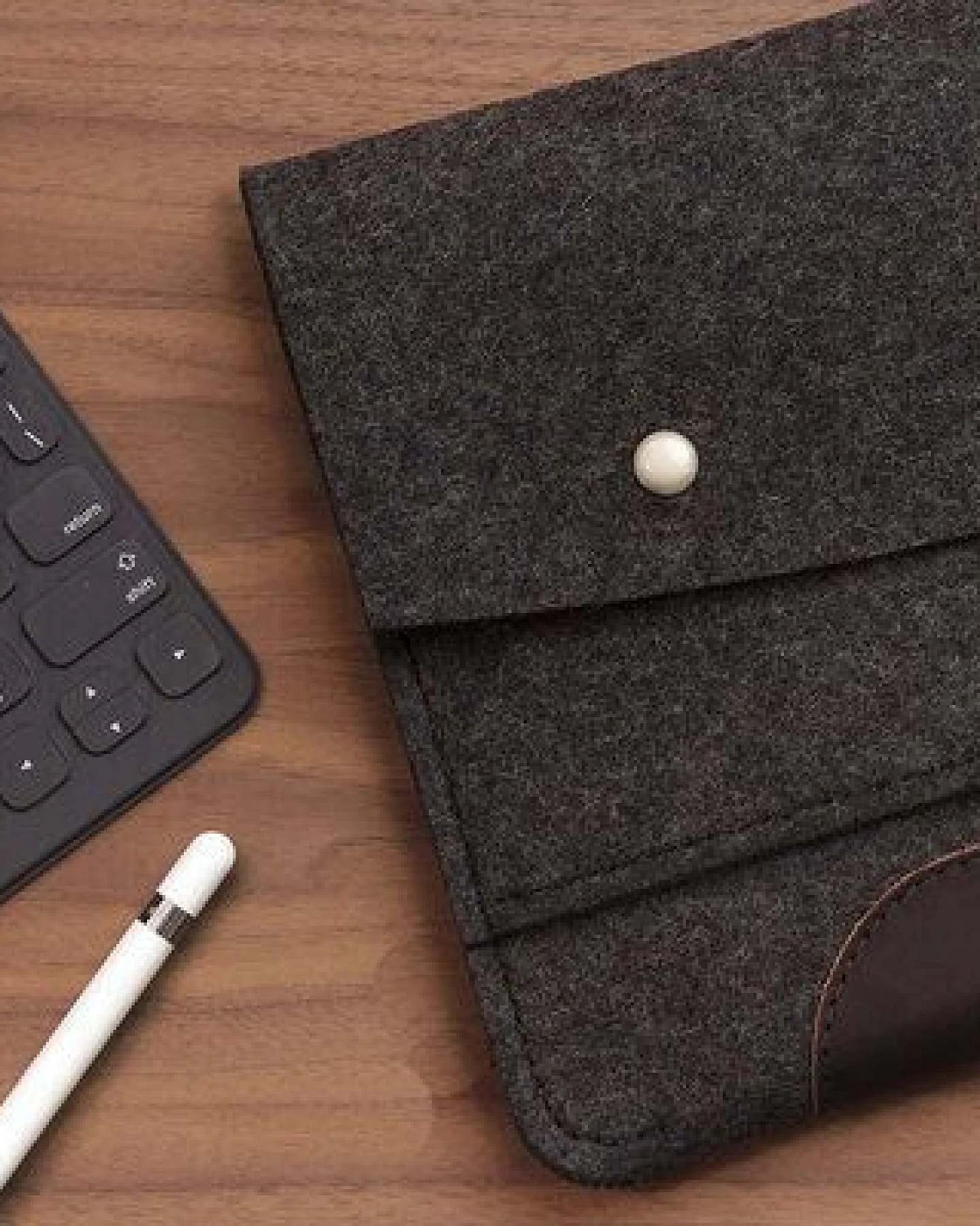 Pack & Smooch iPad Pro 10.5" Hülle Hampshire für das iPad Pro + Smart Keyboard, Mulesing-freier Wollfilz – Ansicht 3