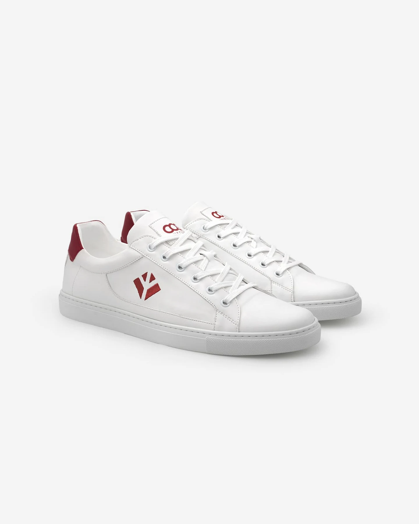 COG Herren vegan Sneaker Winton Weiß Rot – Ansicht 2