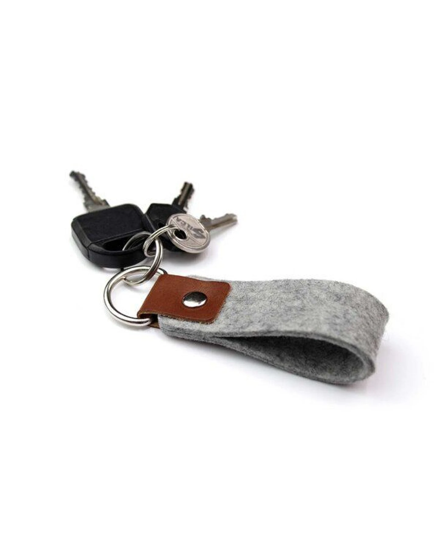 Pack & Smooch Schlüsselanhänger SELBY aus 100% Merino Wollfilz (Mulesing-frei) und Leder – Ansicht 2