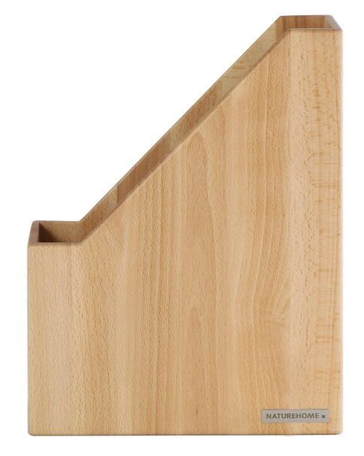 NATUREHOME Stehsammler Stehordner Holz Buche ECO natur geölt A4