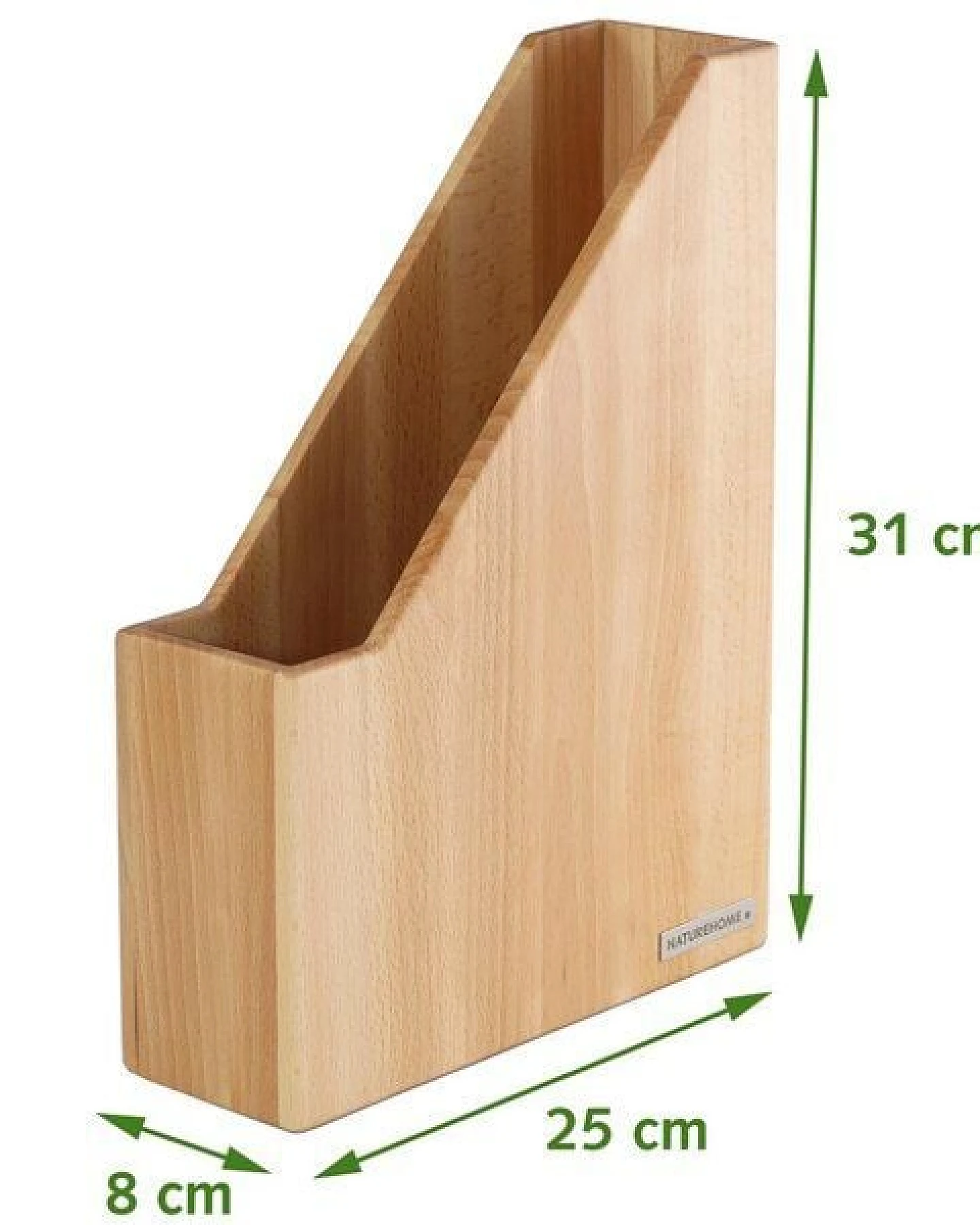 NATUREHOME Stehsammler Stehordner Holz Buche ECO natur geölt A4 – Ansicht 3