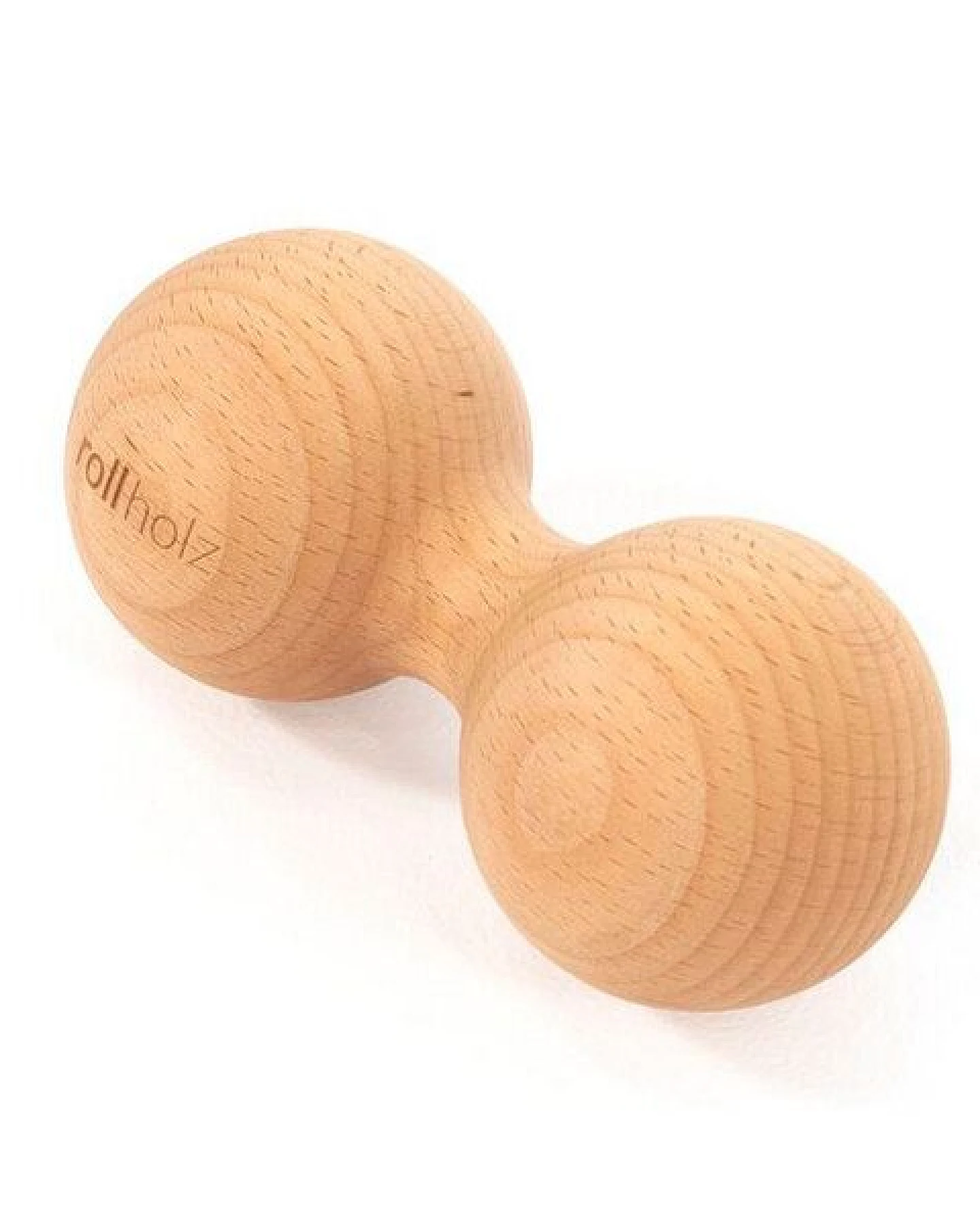 rollholz Doppelkugel - nachhaltiges Faszientraining und Eigenmassage – Ansicht 2