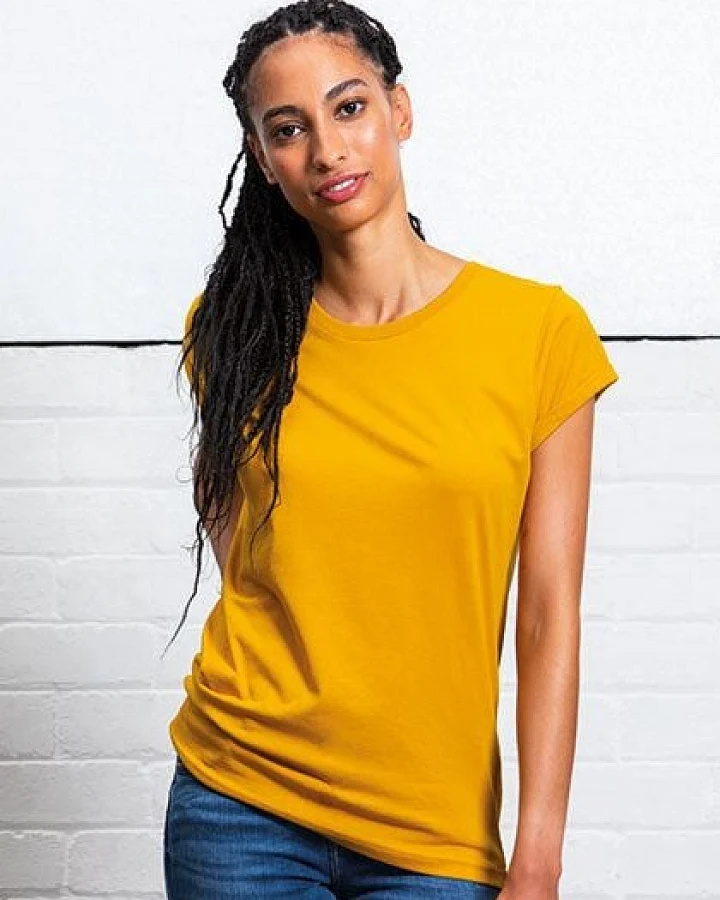 Mantis Damen Roll Sleeve T - Shirt lässig cooles Shirt