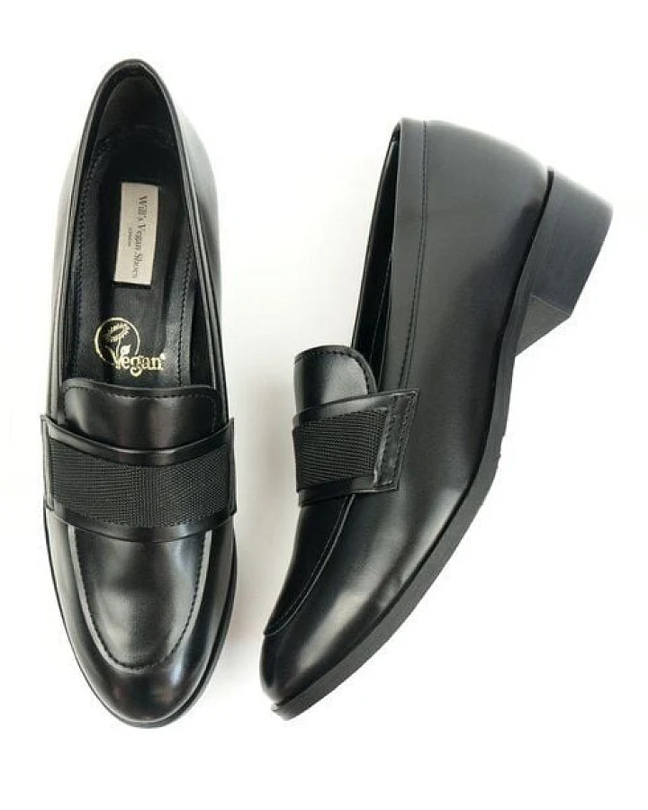Will's Vegan Shop Band Loafer Schwarz Damen