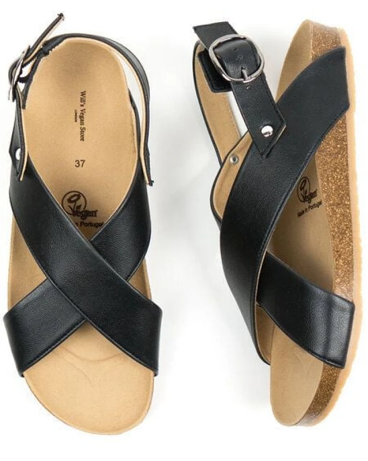 Will's Vegan Shop Huarache-Sandalen mit Fußbett Damen
