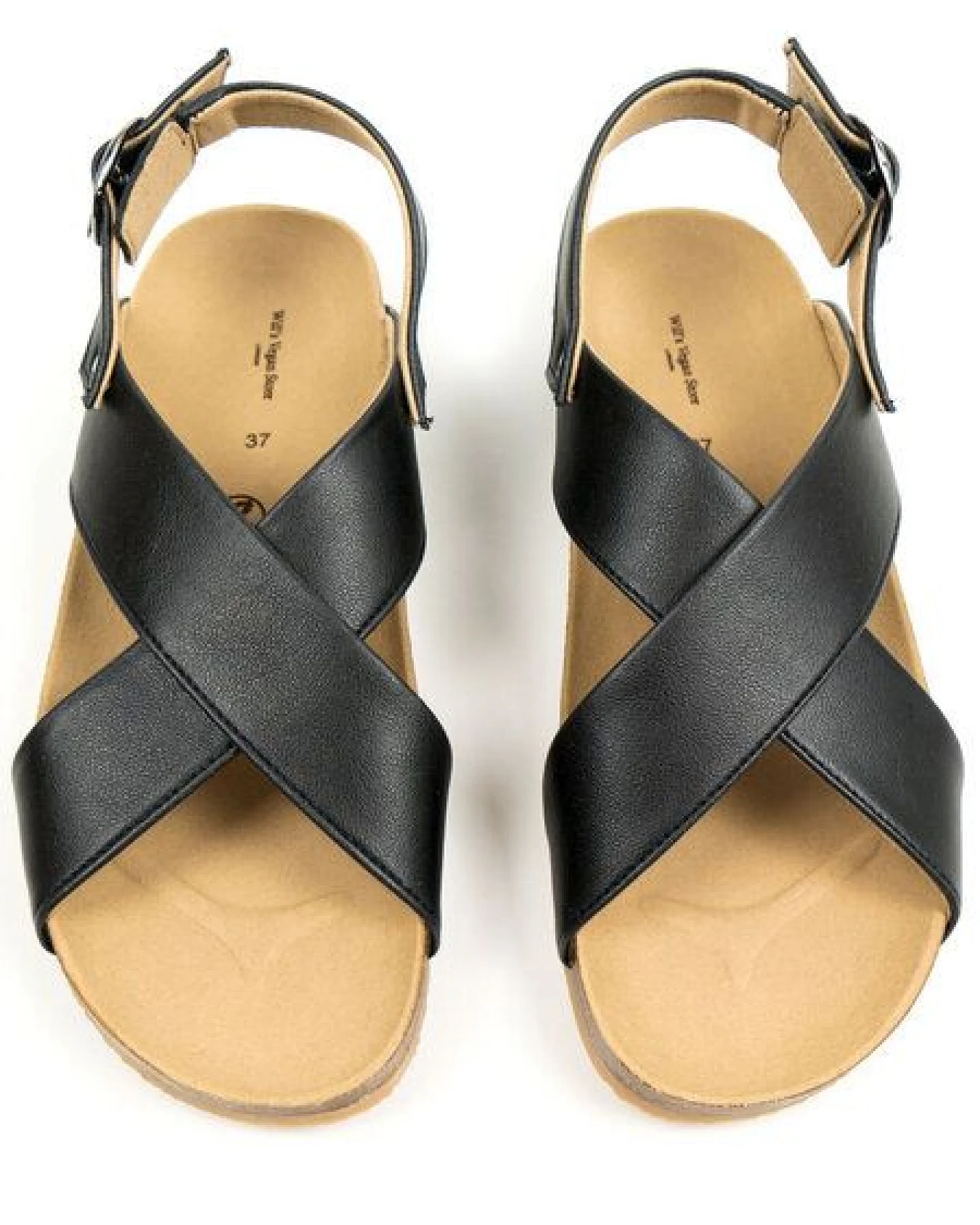 Will's Vegan Shop Huarache-Sandalen mit Fußbett Damen – Ansicht 2