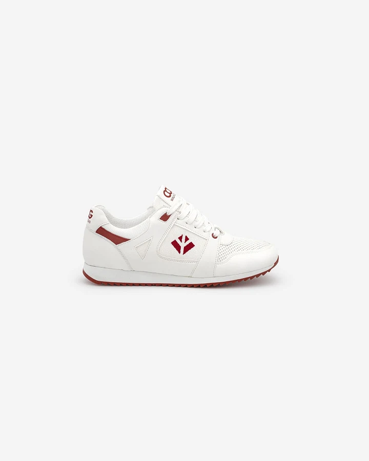 COG Damen vegan Sneaker Damen Raven Weiß Rot