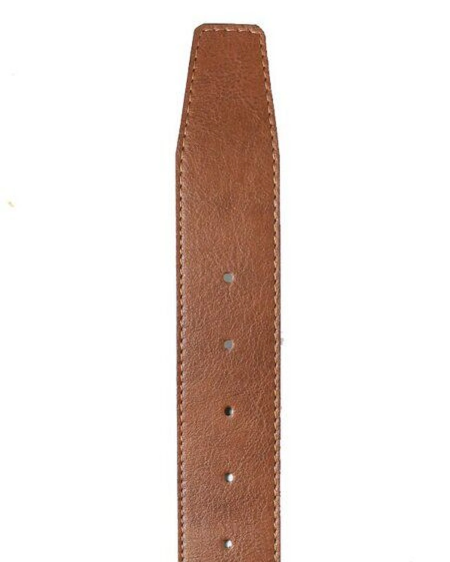 Will's Vegan Shop Jeansgürtel 4cm Kastanie Gold Herren – Ansicht 2