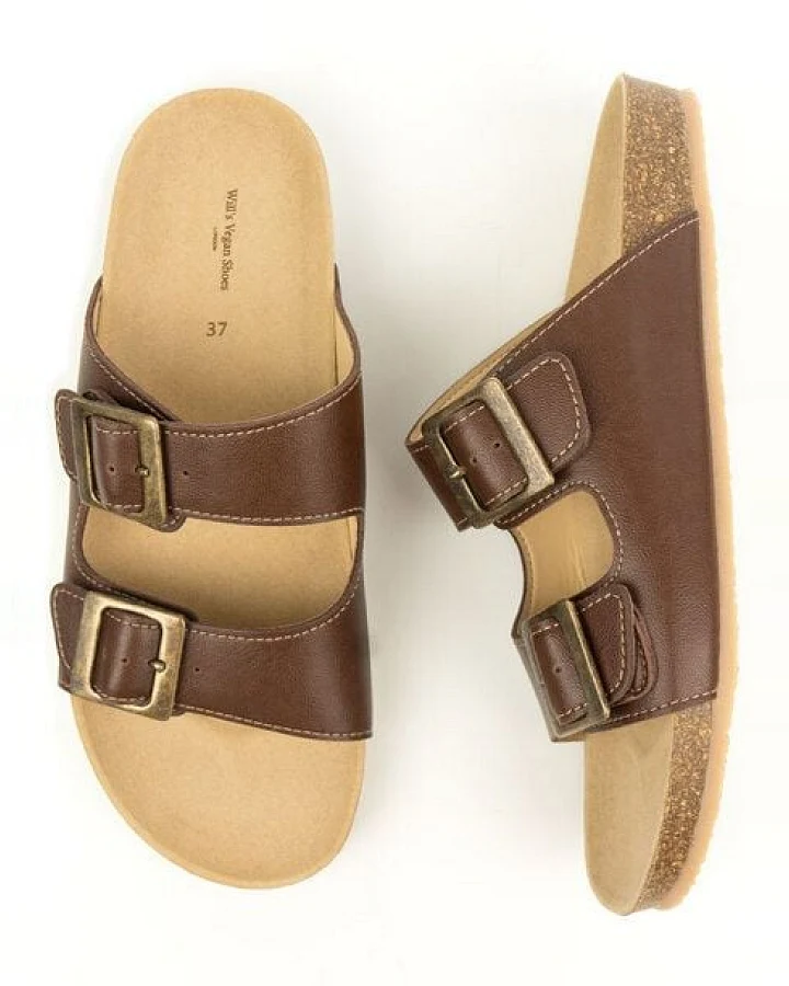 Will's Vegan Shop Sandalen mit Fußbett Herren