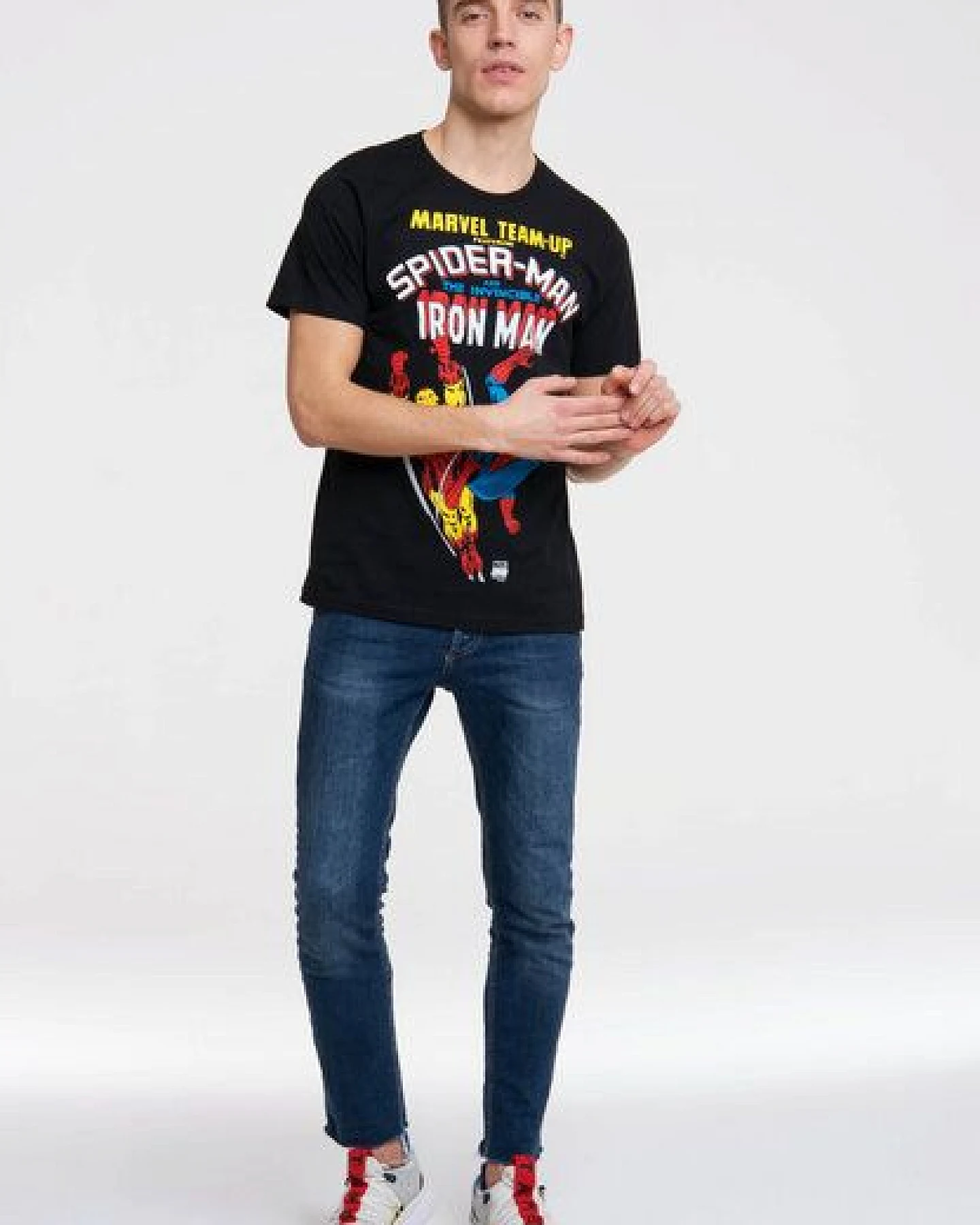 LOGOSH!RT Team Spider-Man & Iron Man - Marvel - LOGOSHIRT - 100% Organic Cotton – Ansicht 2