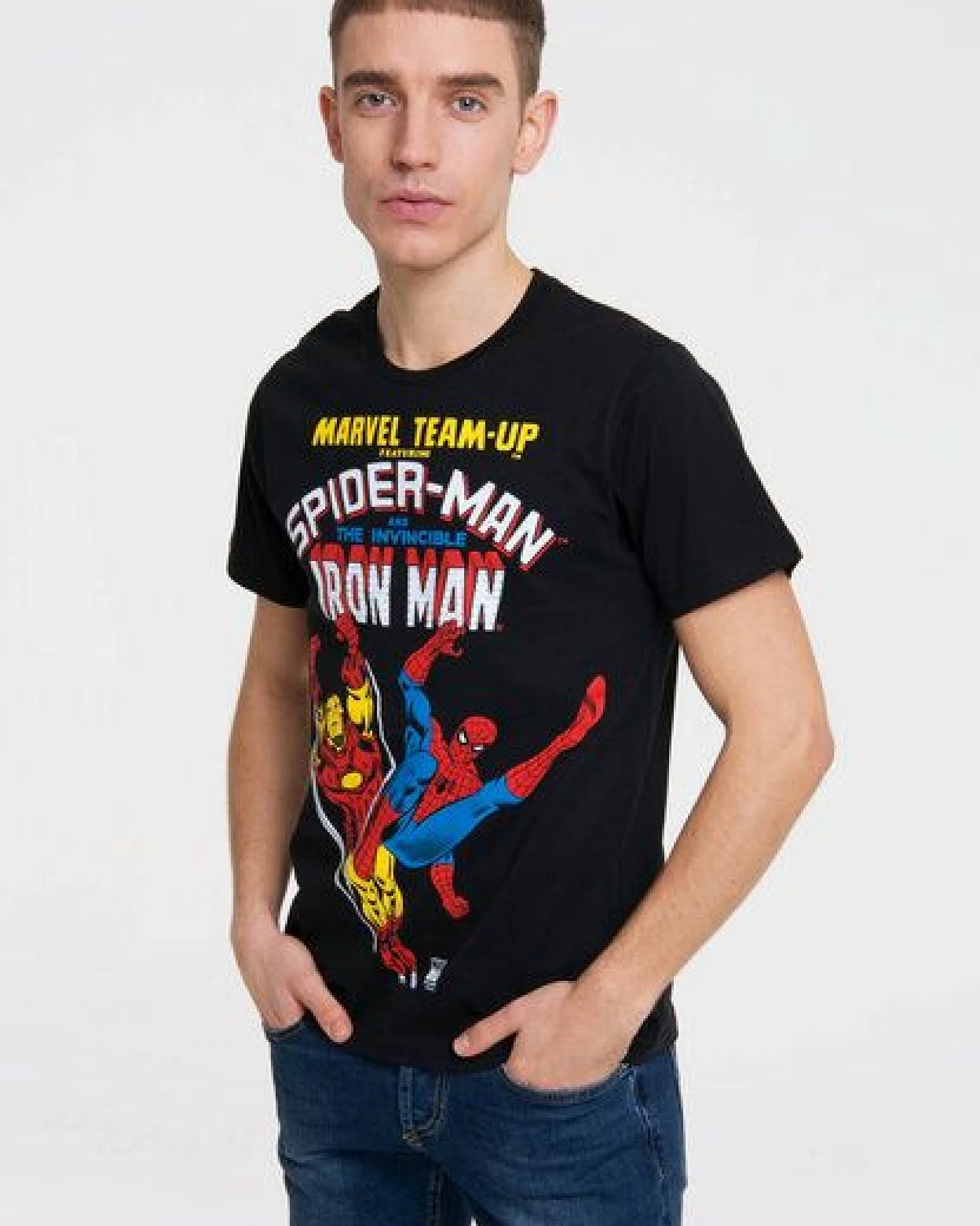 LOGOSH!RT Team Spider-Man & Iron Man - Marvel - LOGOSHIRT - 100% Organic Cotton – Ansicht 3
