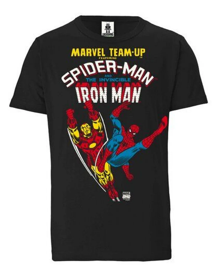 LOGOSH!RT Team Spider-Man & Iron Man - Marvel - LOGOSHIRT - 100% Organic Cotton