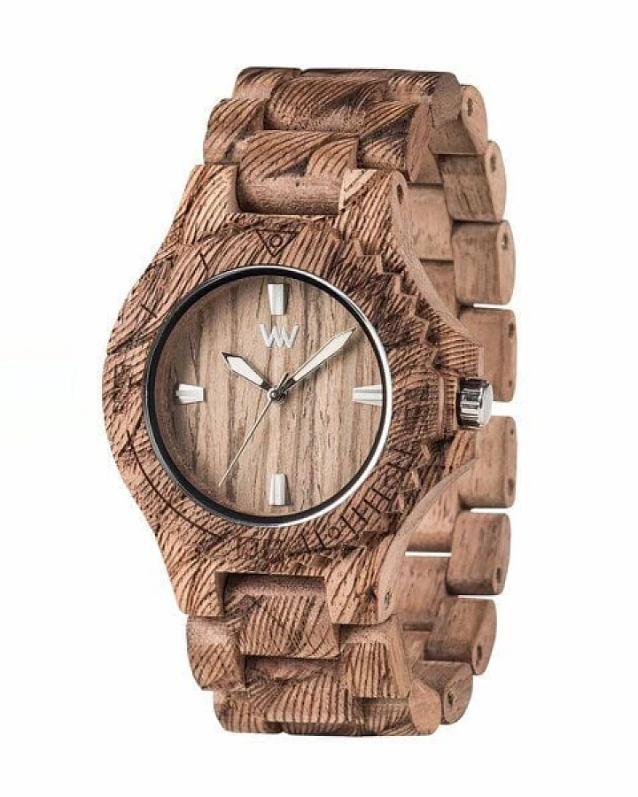 WEWOOD Holz-Armbanduhr DATE WAVES NUT ROUGH