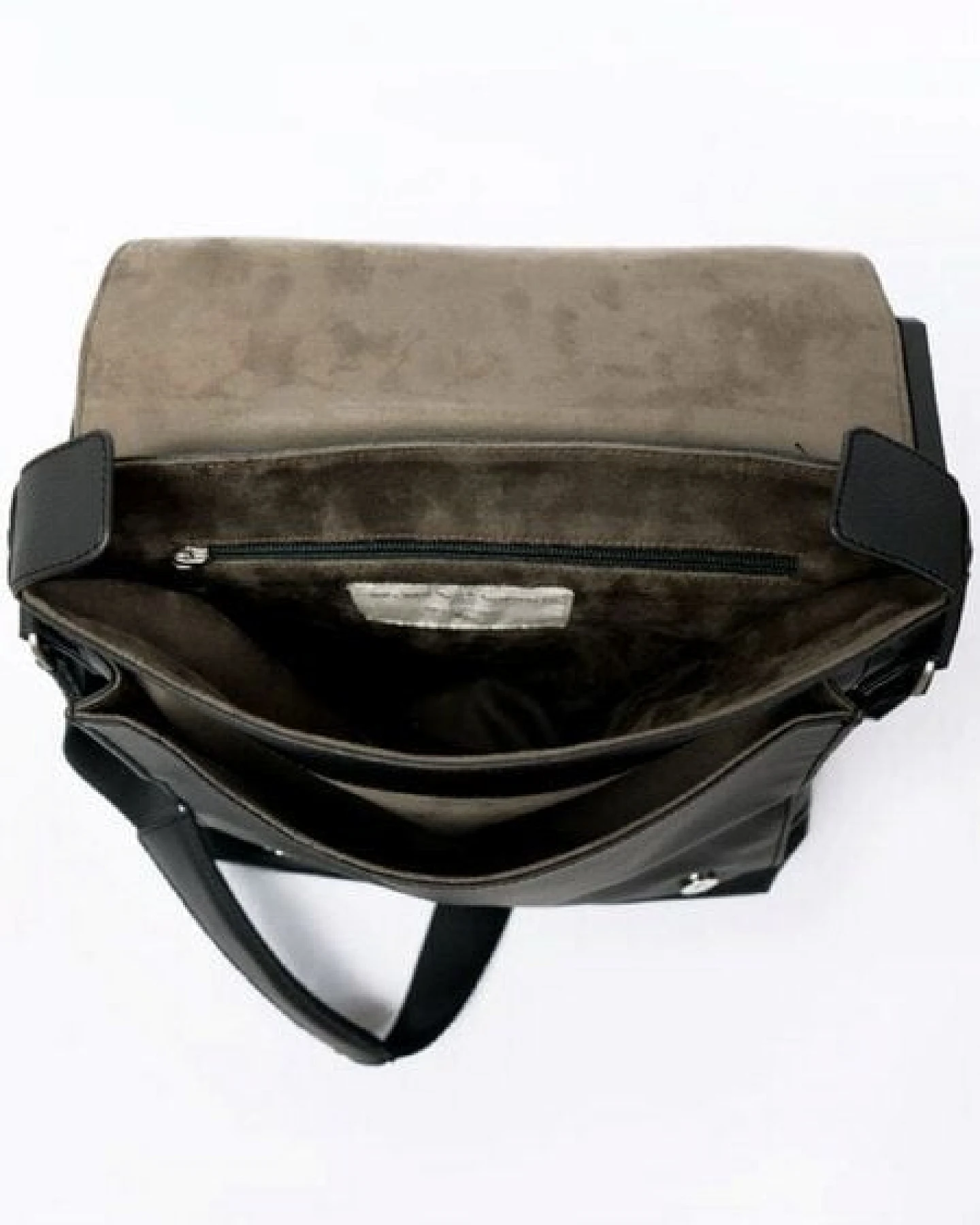 Will's Vegan Shop Reporters Bag Schwarz Unisex – Ansicht 3