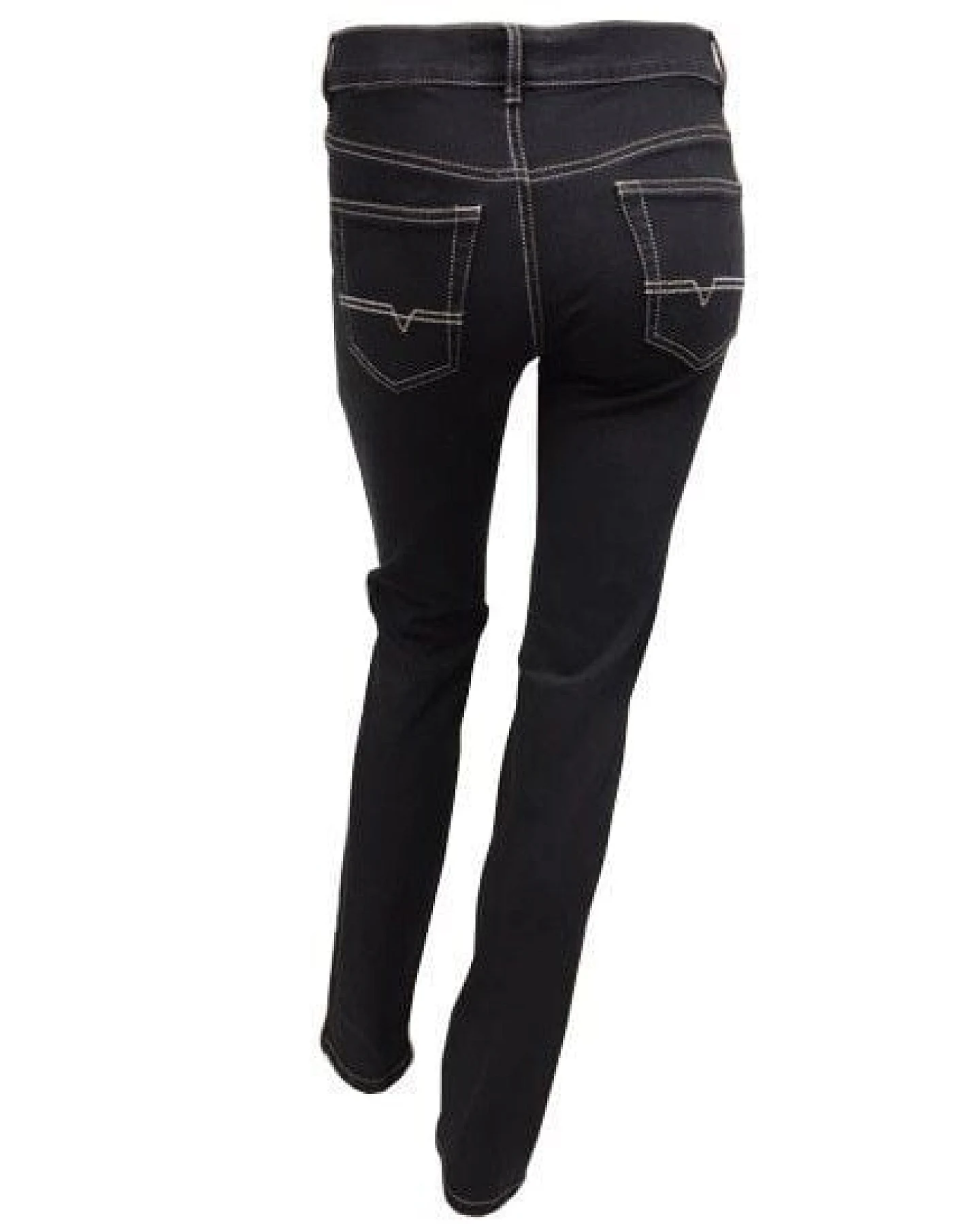 Bloomers schwarze Damen Jeans Bio-Baumwolle – Ansicht 3