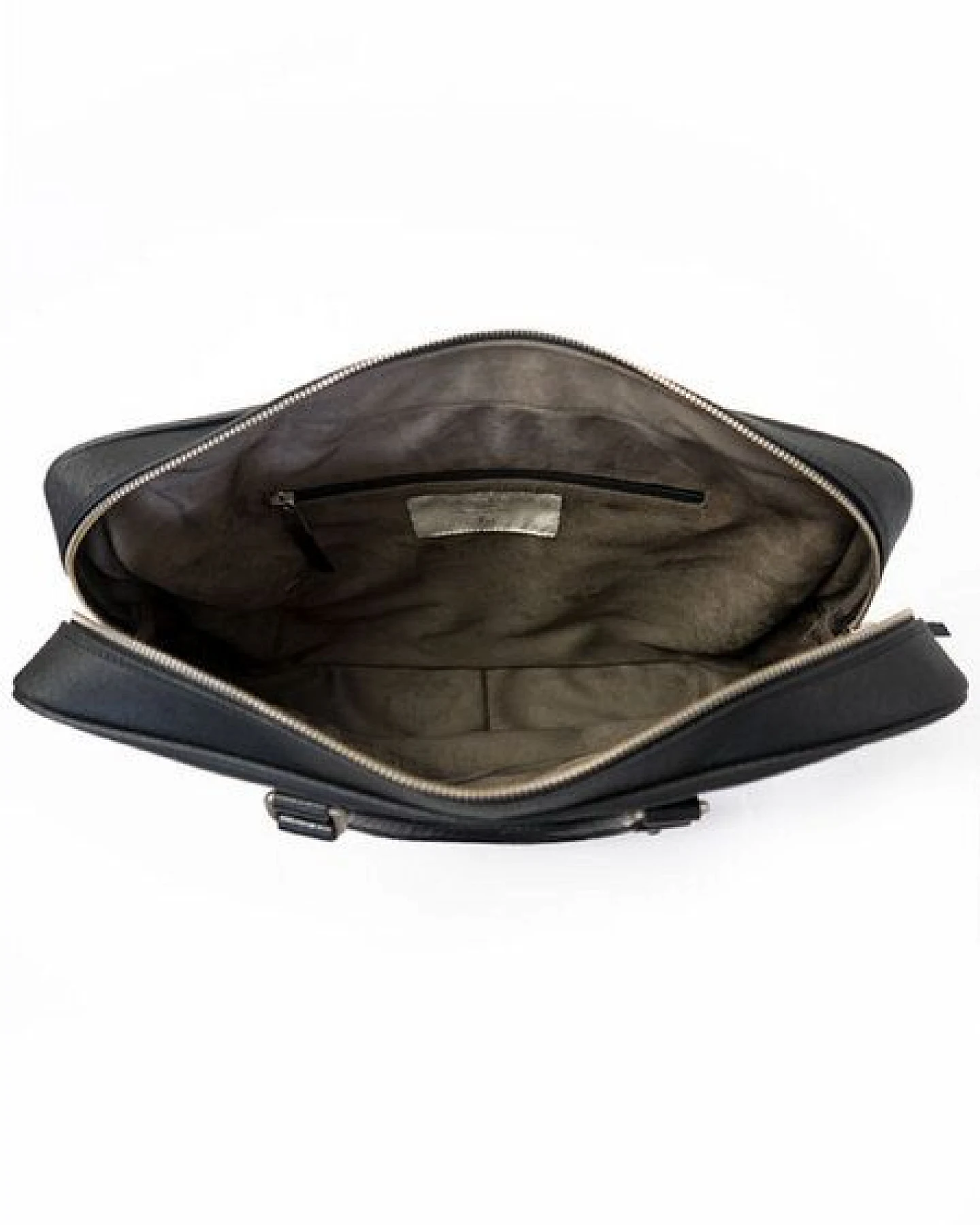 Will's Vegan Shop Schmale Aktentasche Schwarz Unisex – Ansicht 2