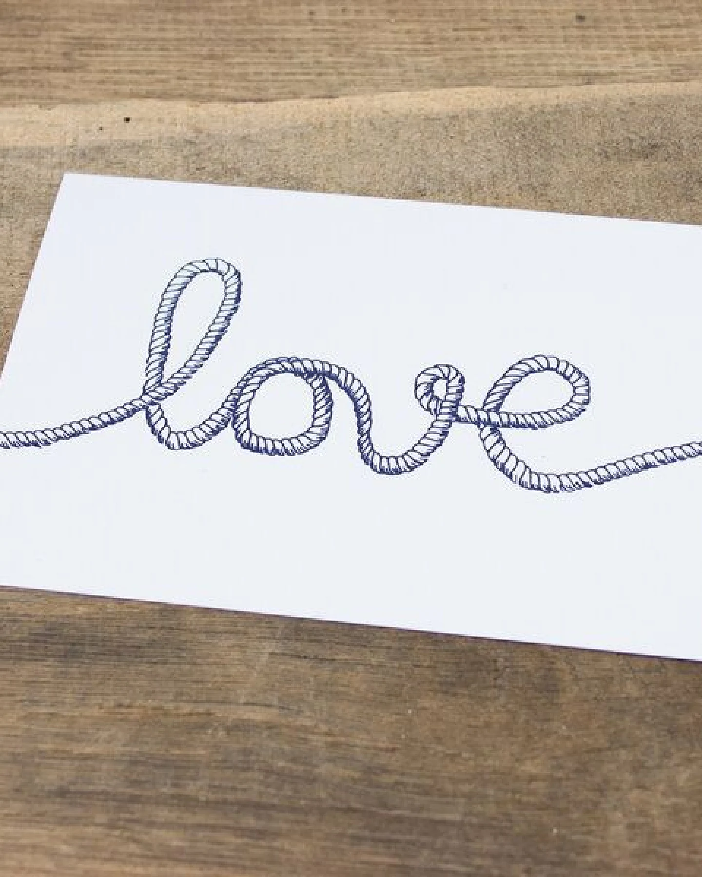 Bow & Hummingbird Postkarte Love – Ansicht 2