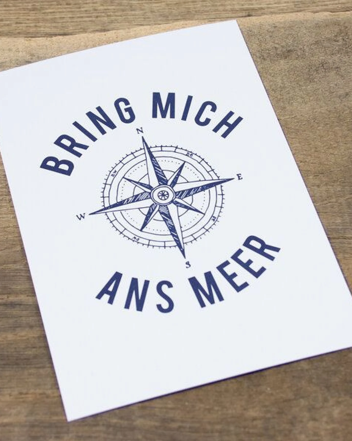 Bow & Hummingbird Postkarte Bring mich ans Meer – Ansicht 2