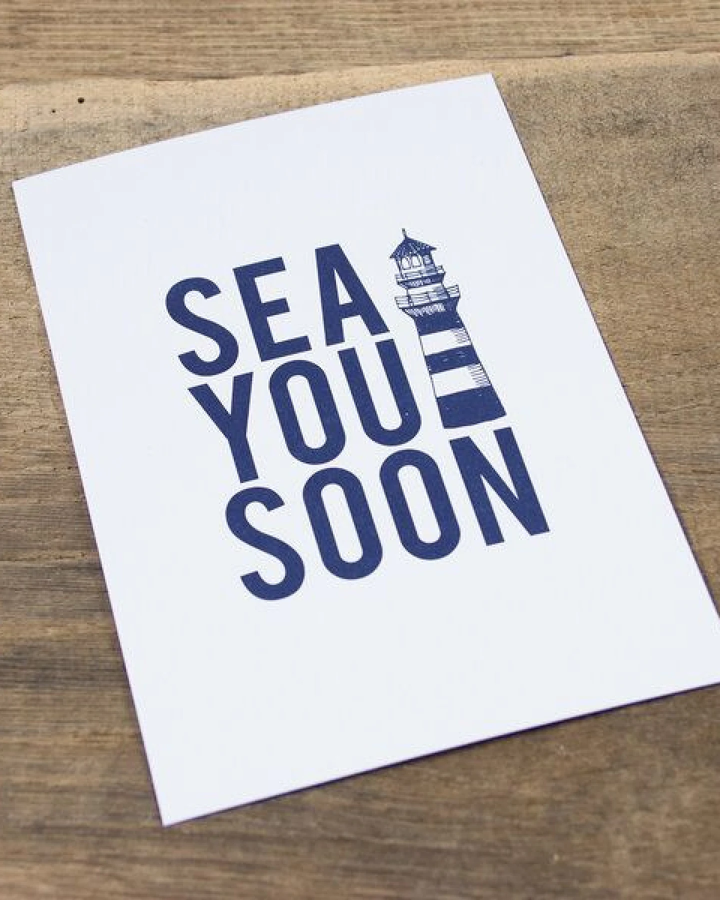 Bow & Hummingbird Postkarte Sea you soon – Ansicht 2