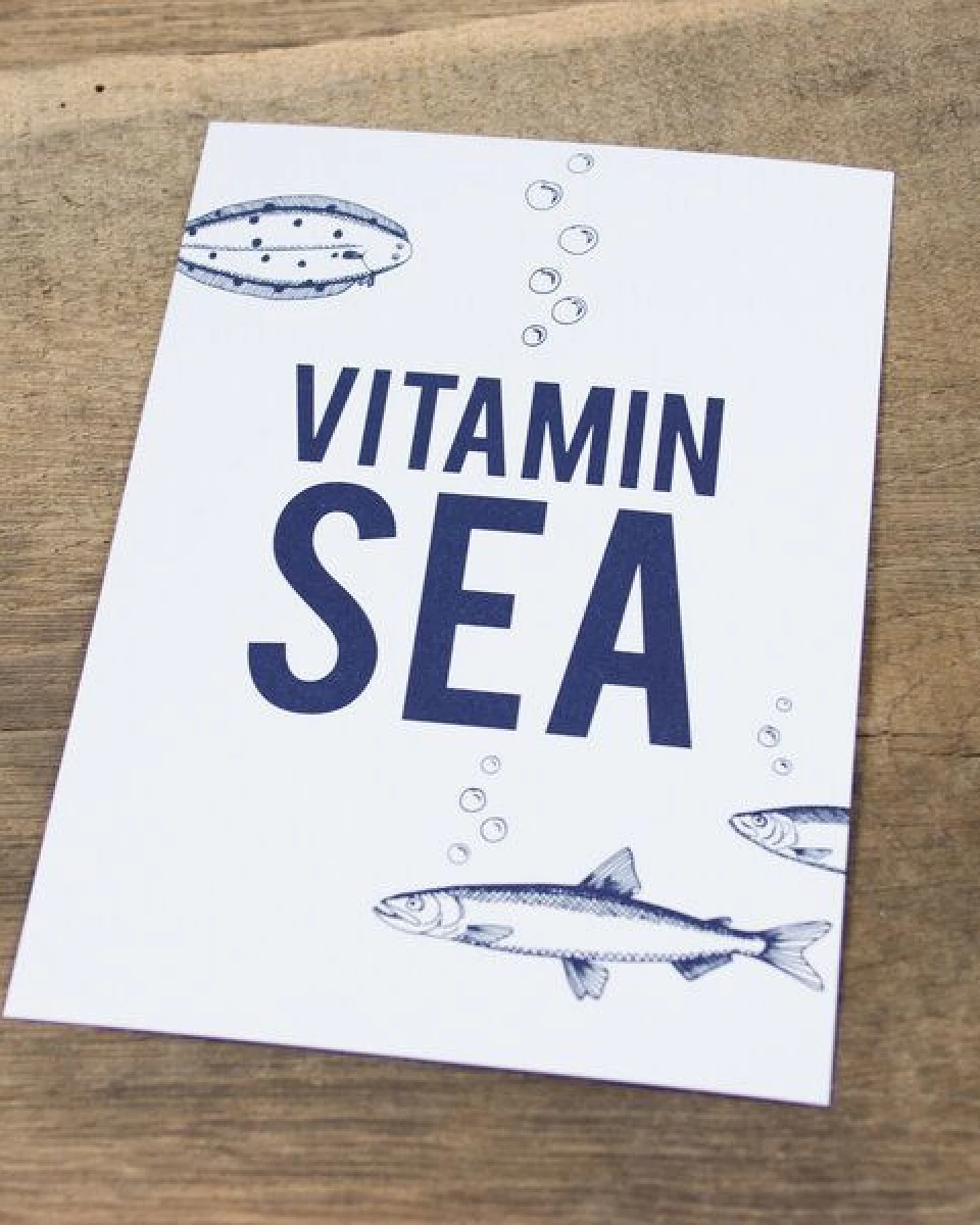 Bow & Hummingbird Postkarte Vitamin Sea – Ansicht 2